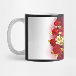 Design with Red Roses Mug